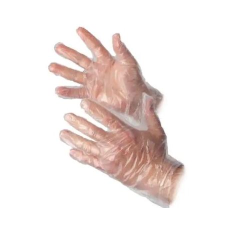 Guanti sterili monouso taglia unica in copolimero 2pz