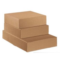 30PZ SCATOLA L340X P280X H90MM ONDA AVANA