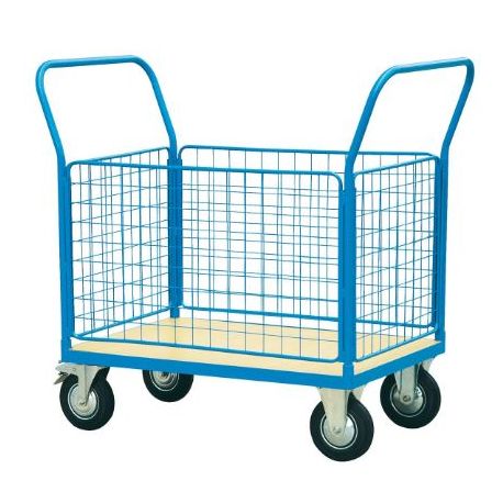 Cerrello C71 portata 500Kg 4ruote 4sponde 100x70cm