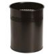 Cestino metallo 15lt d.26x32H Methodo nero