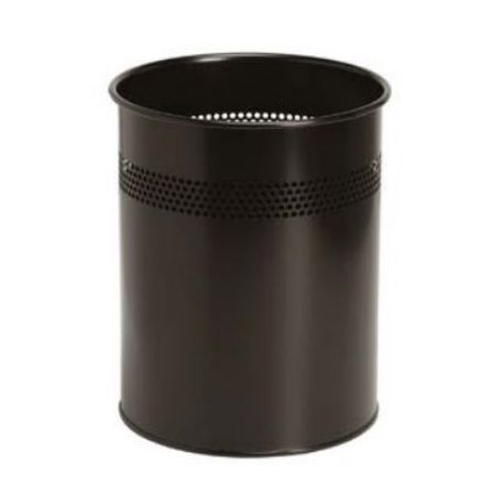 Cestino metallo 15lt d.26x32H Methodo nero