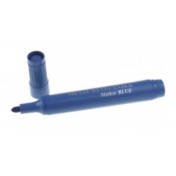 Marker permanente Detectable blu punta tonda cf.5pz inchiostro blu P0353