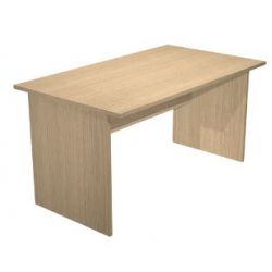 Scrivania FREE 140x80cm f.melam. rovere