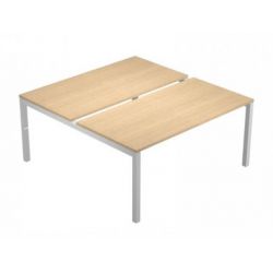 Scriv. doppia FREE TECH 178x164cm noce chiaro