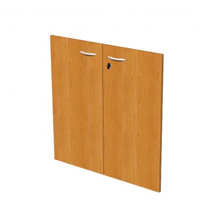 Ante basse ARCHIVE 2pz 76x82h noce chiaro