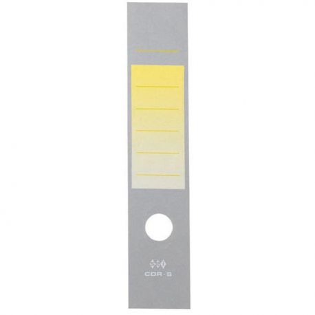 Copridorso cartoncino CDR-S 10pz giallo
