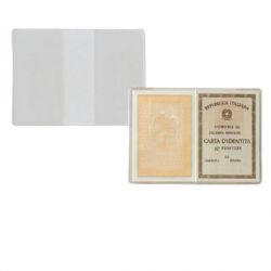 Buste in plastica identita' cf.100pz