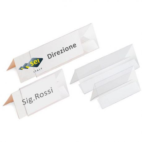 Portanomi da tavolo Prisma 15x5 cf. 10pz