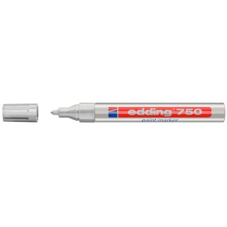 Marker Edding 750 vernice argento
