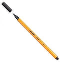Pennarello Point88 0,4mm Stabilo nero