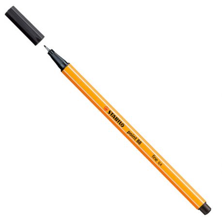 Pennarello Point88 0,4mm Stabilo nero