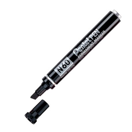 Marker Pentel Pen N60 scalp. nero