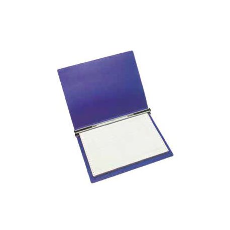 Portatabulati in cartoncino con aghi 37,5 pollici in continuo cf.10pz blu