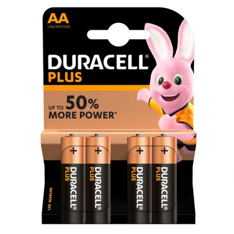 Pile stilo cf.4pz AA LR6 MN1500 1,5V Duracell PLUS