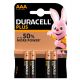 Pile ministilo cf.4pz AAA MN2400 1,5V Duracell PLUS