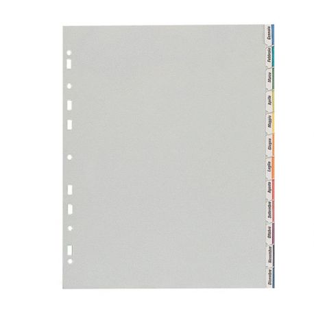 Separatore A4 pl.153/12 tasti color Favorit