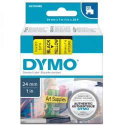 Nastro Dymo D1 24mm 53718 ne/gia
