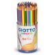 Barattolo 84 matite Giotto laccate