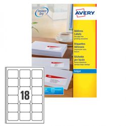 Etichette Avery J8161 63,5X46,6 18et./25fg