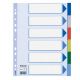 Separatore A4 pl. 6tasti color 15260