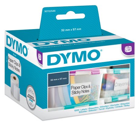 Rotolo etich.Dymo LW 57x32 bianco 11354/S0722540