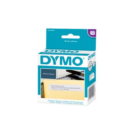 Rotolo etich.Dymo LW 19x51 bianco 11355/S0722550