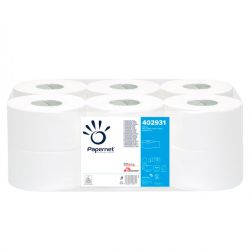 Carta igienica Mini Jumbo cf.12rt 400918 Ecolabel