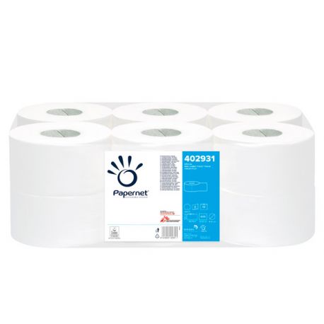 Carta igienica Mini Jumbo cf.12rt 400918 Ecolabel