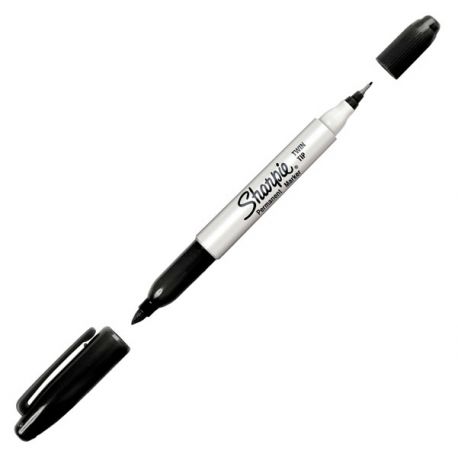 Marker Twin-Tip Sharpie nero