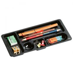 Vaschetta portacancelleria nera Lebez 3712