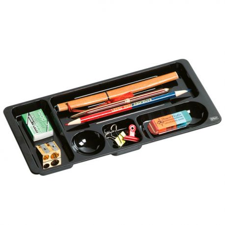 Vaschetta portacancelleria nera Lebez 3712