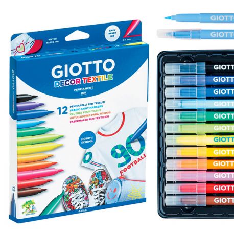 PENNARELLI TESSUTO DECOR TEXTIL 12 COL. ASS.