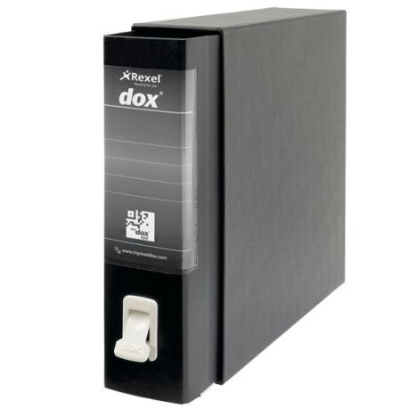 Registratore Dox 2 262 protocollo dorso cm 8 nero