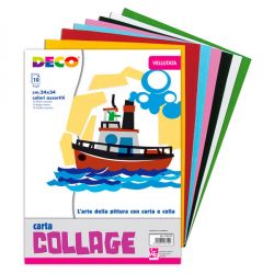 Album Collage Vellutata 24x34 10fg.ass. 130gr