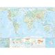 Carta murale Mondo fis/pol. 132x99cm
