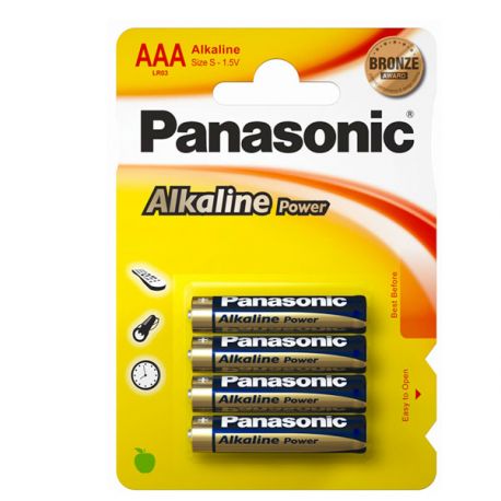 Pile ministilo cf.4pz.AAA Panasonic Alkaline