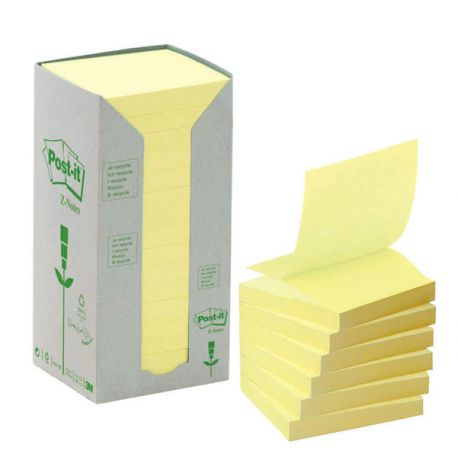 Post-it Green 654 Z-Notes giallo ric.