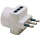 Adattatore tris 10/16A+Schuko spina grande