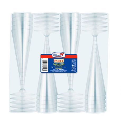 Bicchieri flutes cf.20pz 110cc reuse