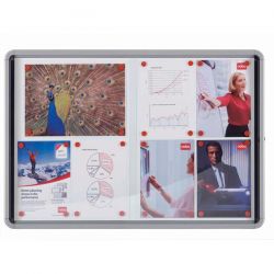 Bacheca 97X69H 8xA4 magnetica per interni ante scorrevoli