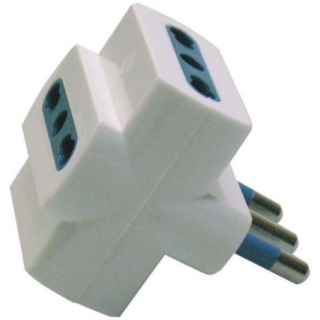 Presa tripla 10/16A spina grande