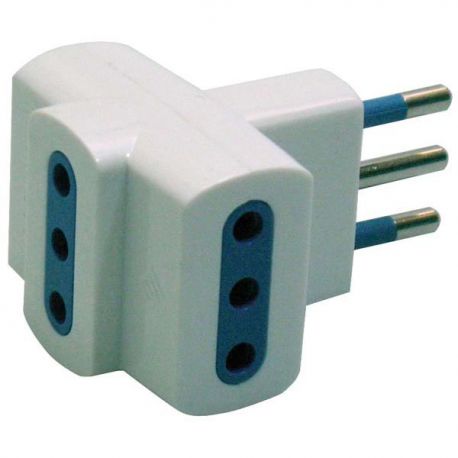 Presa tripla 10A spina piccola