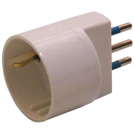 Adattatore Schuko 10A spina piccola
