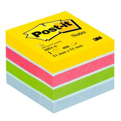 Post-it 3M Mini Cubo 2051 U ultracolor