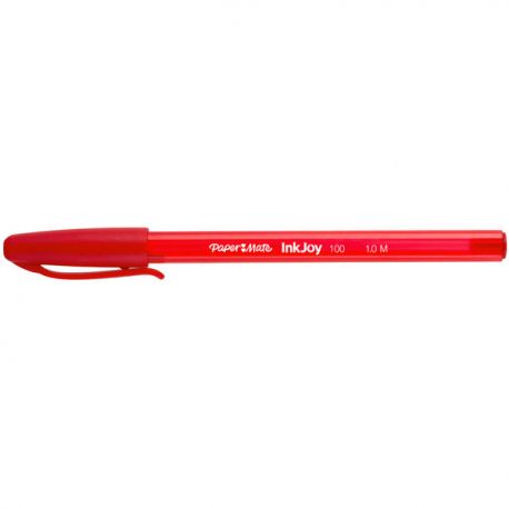 Cf.50 penne sfera Inkjoy 100 rosso 1,0mm