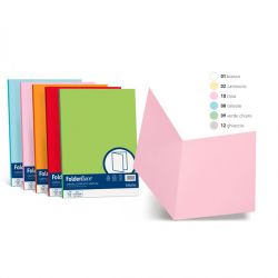 Cartelle Bristol semplice Favini celeste cf.50pz