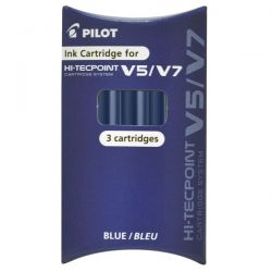 Cf.3 Refill Hi-tecpoint V5-V7 Begreen blu