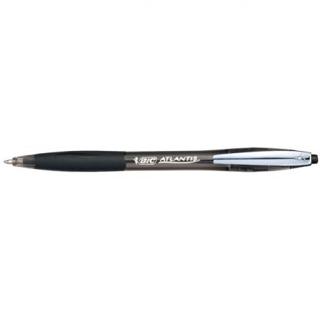 Penna sfera Bic Atlantis Premium Soft Met. nero