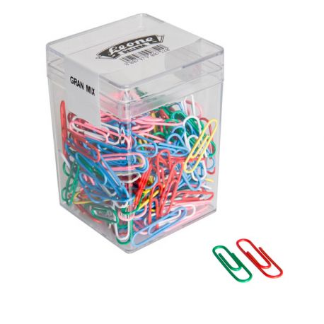 Fermagli col. n.3/4 125gr PVC Gran-Mix