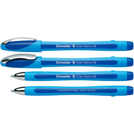 Penna a sfera Schneider Slider Memo XB blu